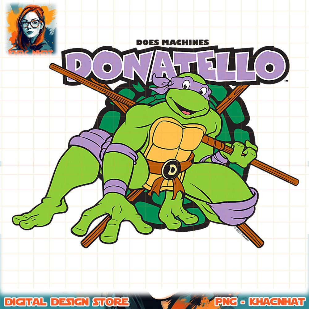 Teenage Mutant Ninja Turtles Donatello Does Machines png, digital download, instant .jpg