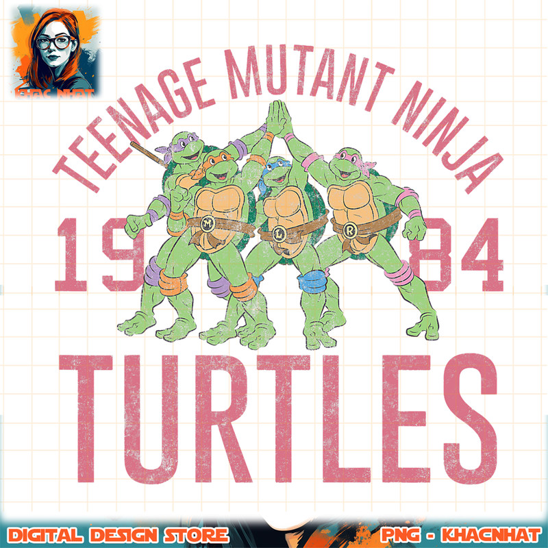 Teenage Mutant Ninja Turtles Group High Five Tee-Shirt .jpg