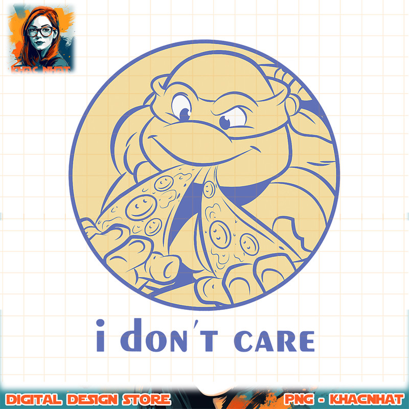 Teenage Mutant Ninja Turtles I Don_t Care Retro Tee-Shirt .jpg