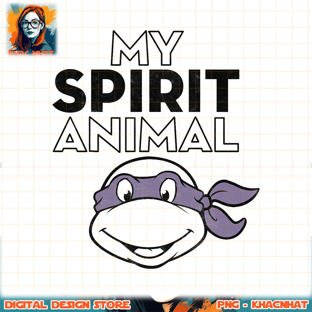 Teenage Mutant Ninja Turtles Leonardo Spirit Animal png, digital download, instant .jpg