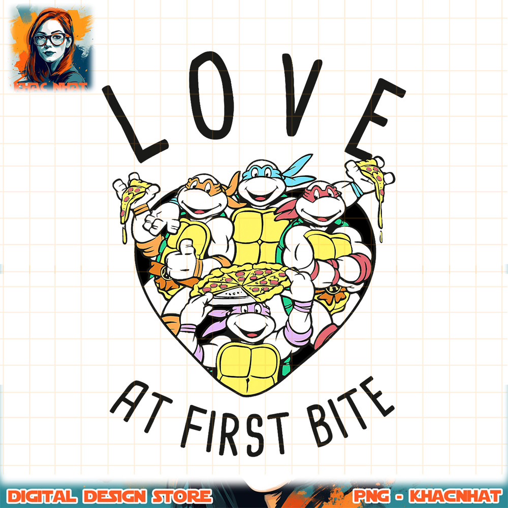 Teenage Mutant Ninja Turtles Love At First Bite png, digital download, instant .jpg