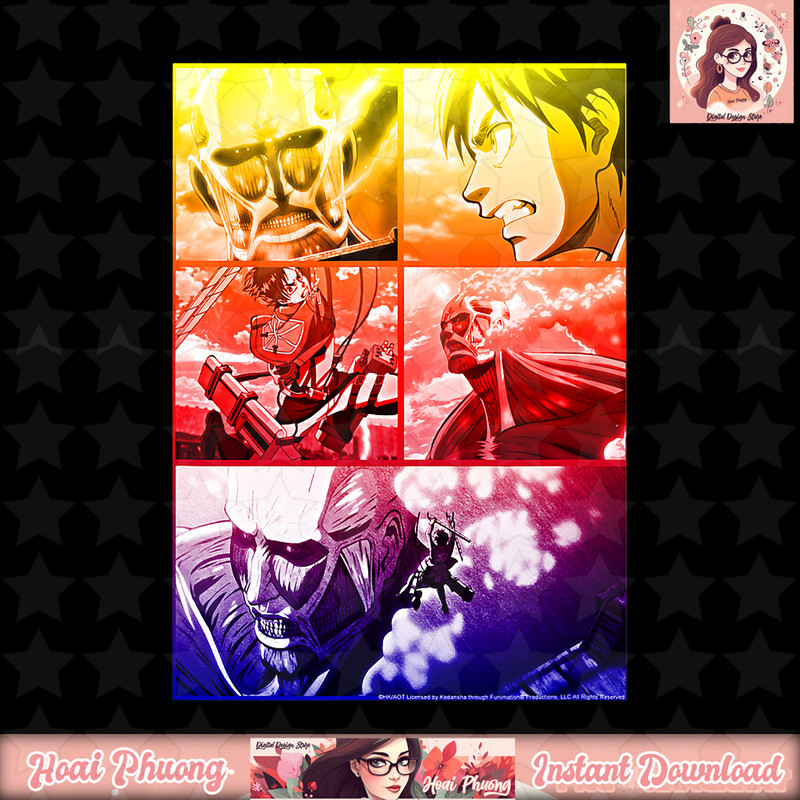 Attack on Titan Eren Vs. Giant Titan PNG Download PNG Download copy.jpg