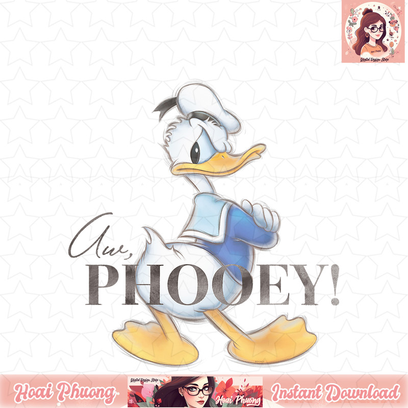 Disney 100 Anniversary Donald Duck D100 Quote Aw Phooey PNG Download copy.jpg