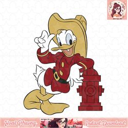 disney donald duck firefighter outfit png download copy