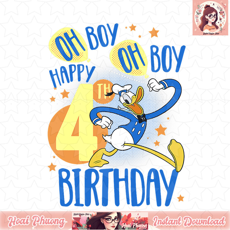 Disney Donald Duck Happy 4th Birthday Oh Boy Oh Boy PNG Download copy.jpg