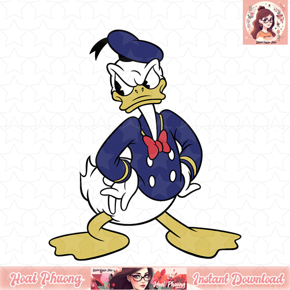 Disney Mickey And Friends Donald Duck Vintage Portrait PNG Download copy.jpg