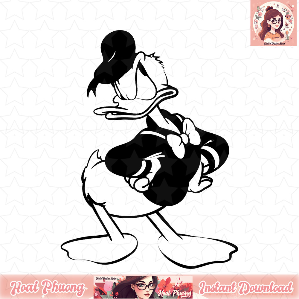 Disney Mickey And Friends Donald Duck Vintage Style Print PNG Download copy.jpg