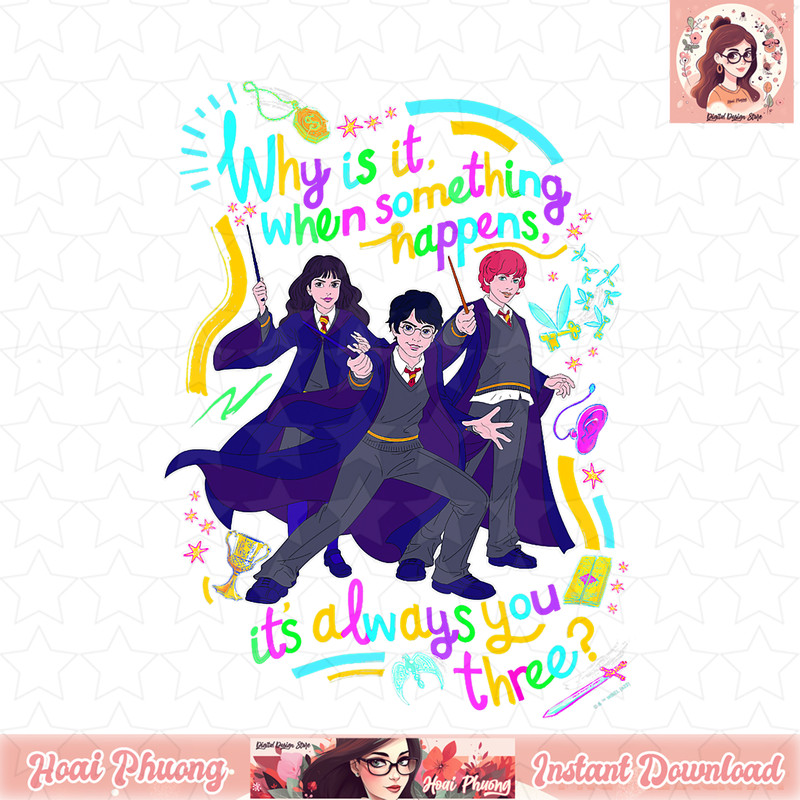 Harry Potter Deathly Hallows 2 Magic Trio Poster PNG Download copy.jpg