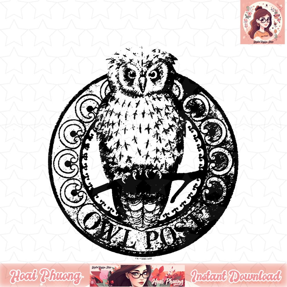 Harry Potter Deathly Hallows 2 Owl Post Crest T-Shirt copy.jpg