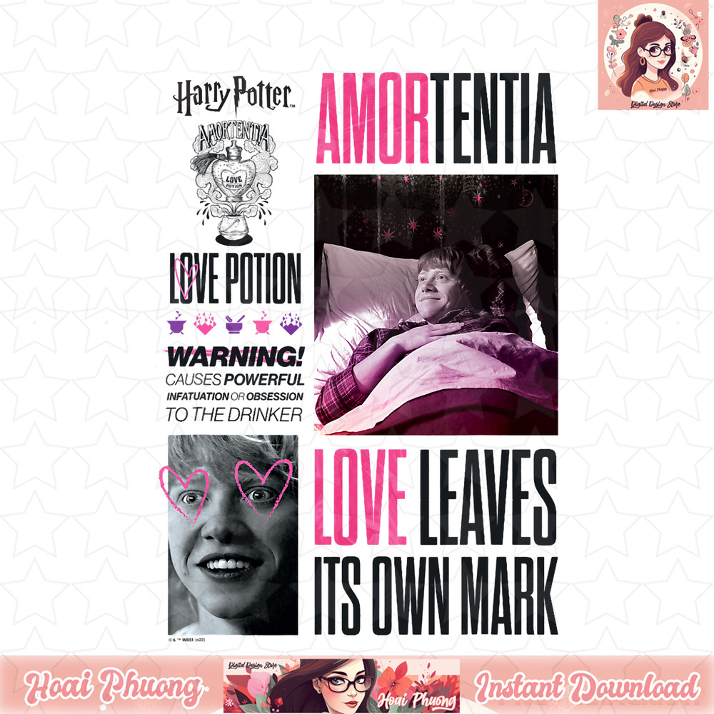 Harry Potter Deathly Hallows 2 Ron Amortentia Love Potion T-Shirt .jpg