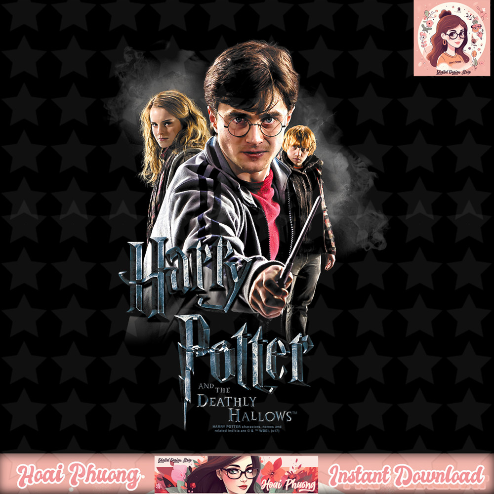 Harry Potter Deathly Hallows Cast T-Shirt .jpg