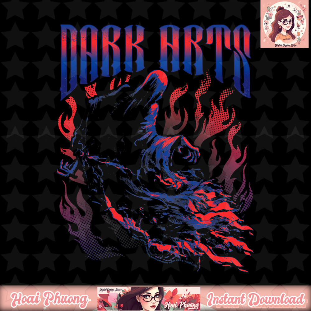 Harry Potter Dementor Dark Arts Neon Poster T-Shirt .jpg