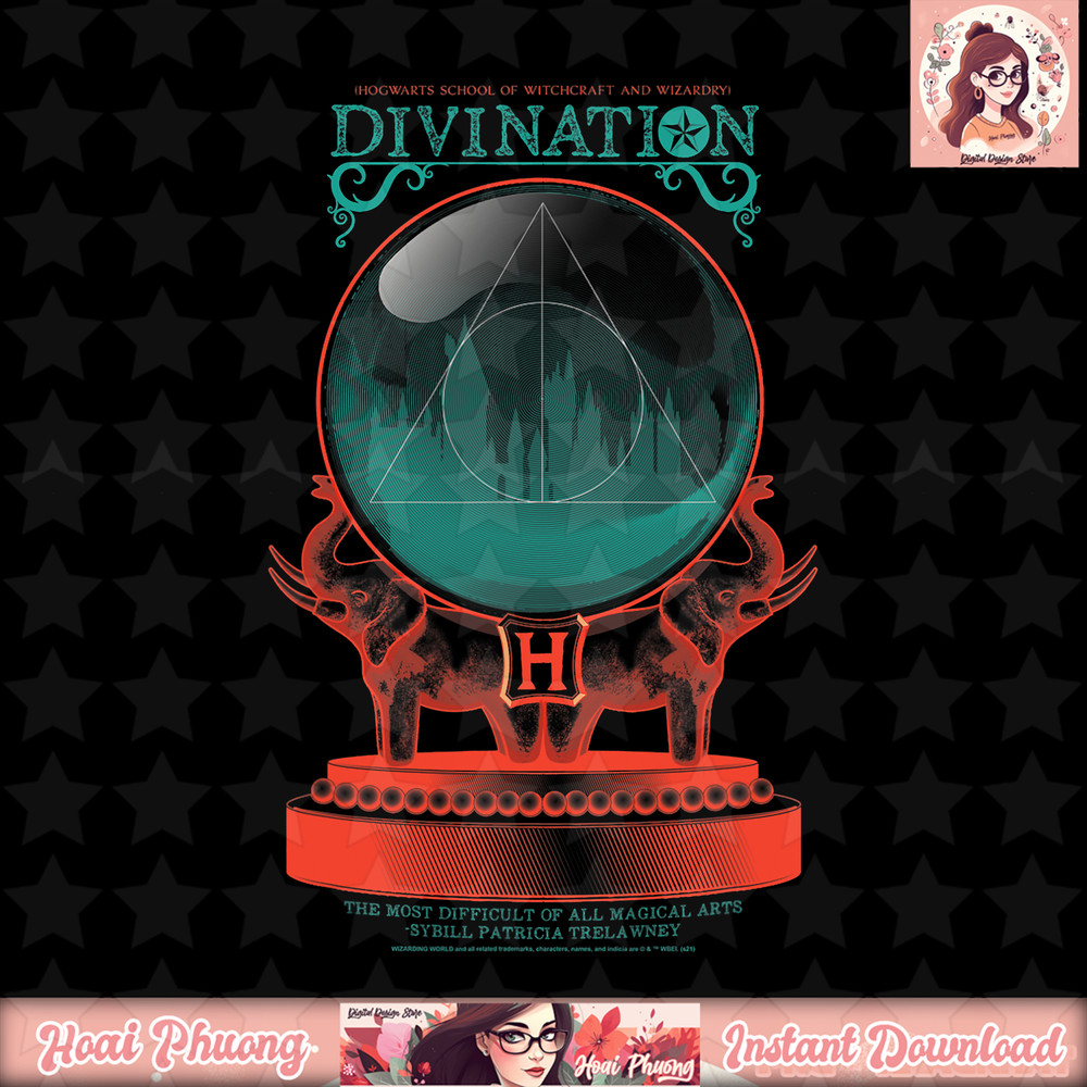 Harry Potter Divination The Most Difficult Art T-Shirt .jpg