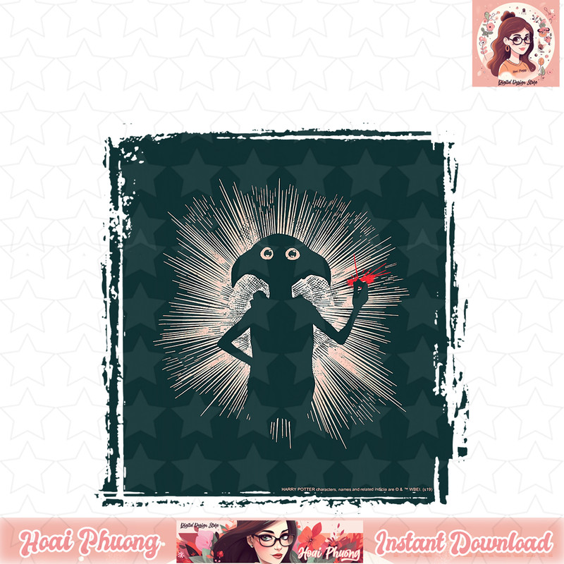 Harry Potter Dobby Magical Snap Portrait T-Shirt .jpg