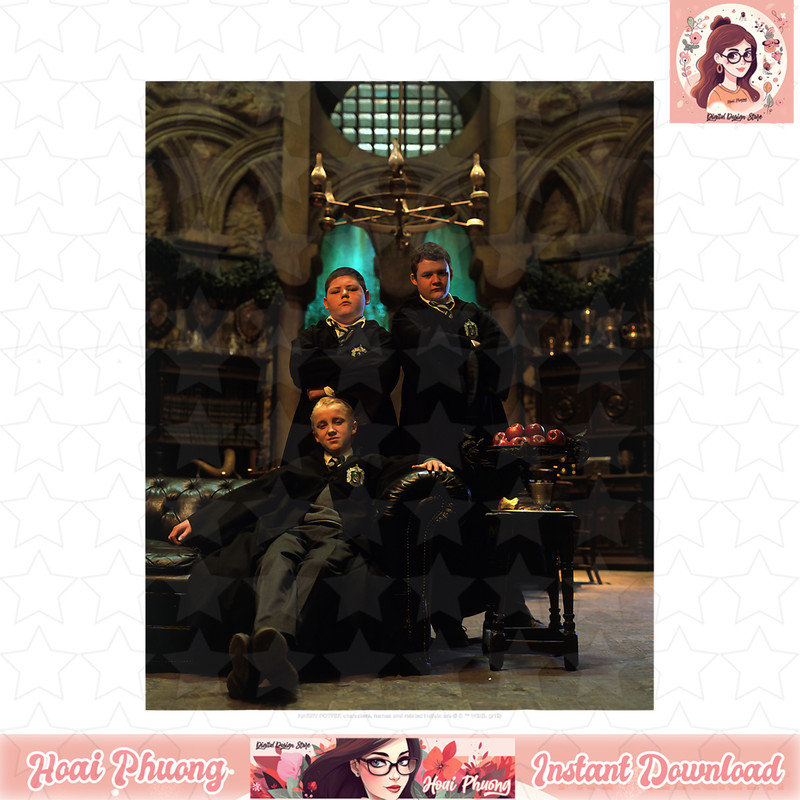 Harry Potter Draco Crabbe _ Goyle Portrait T-Shirt .jpg