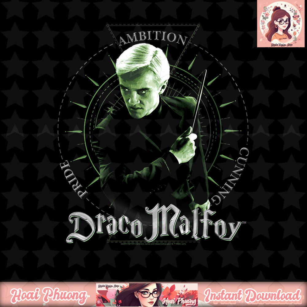 Harry Potter Draco Malfoy Wand Poster T-Shirt .jpg