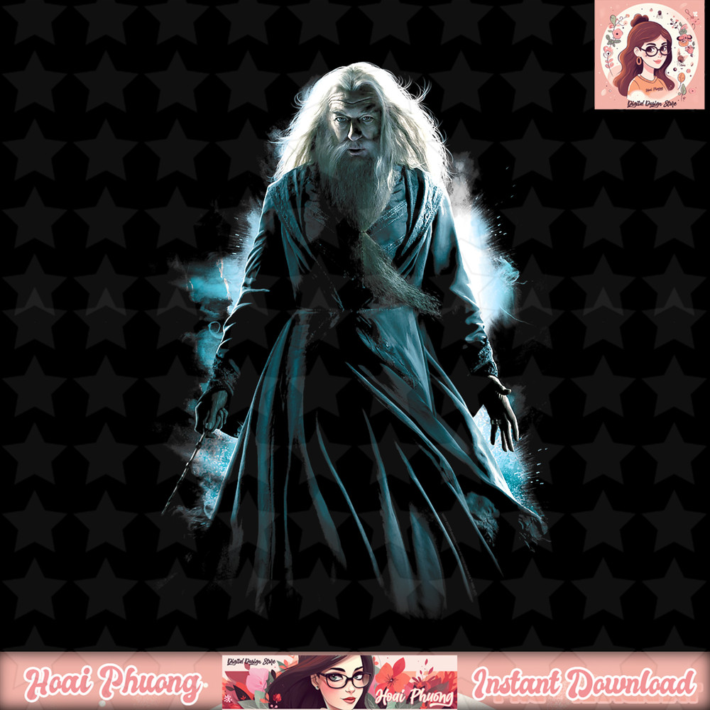 Harry Potter Dumbledore Burst T-Shirt .jpg