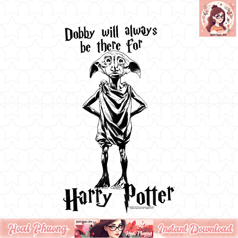Harry Potter Dobby Will Always Be There T-Shirt .jpg