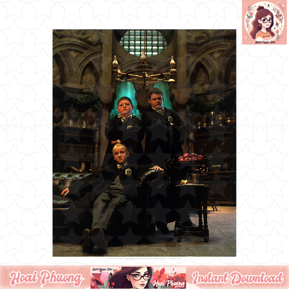 Harry Potter Draco Crabbe _ Goyle Portrait T-Shirt .jpg