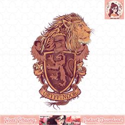 harry potter gryffindor detailed crest t-shirt