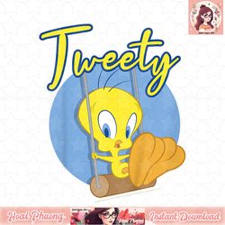 kids looney tunes youth tweety bird cheeky swing vintage portrait t-shirt