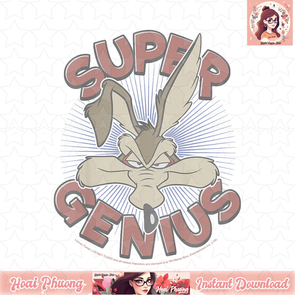 Kids Looney Tunes Youth Wile E. Coyote Super Genius Acme Logo T-Shirt .jpg