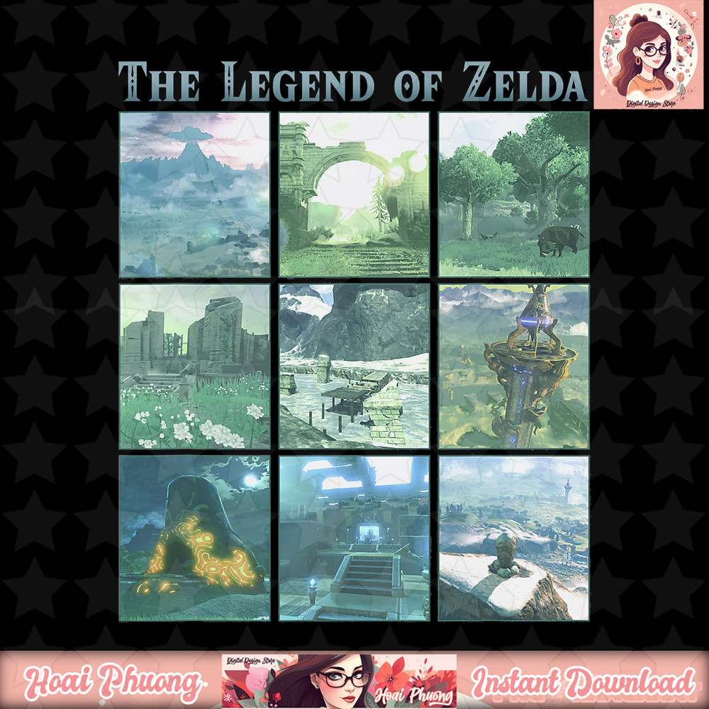 Legend Of Zelda Breath Of The Wild Location Box Up T-Shirt .jpg
