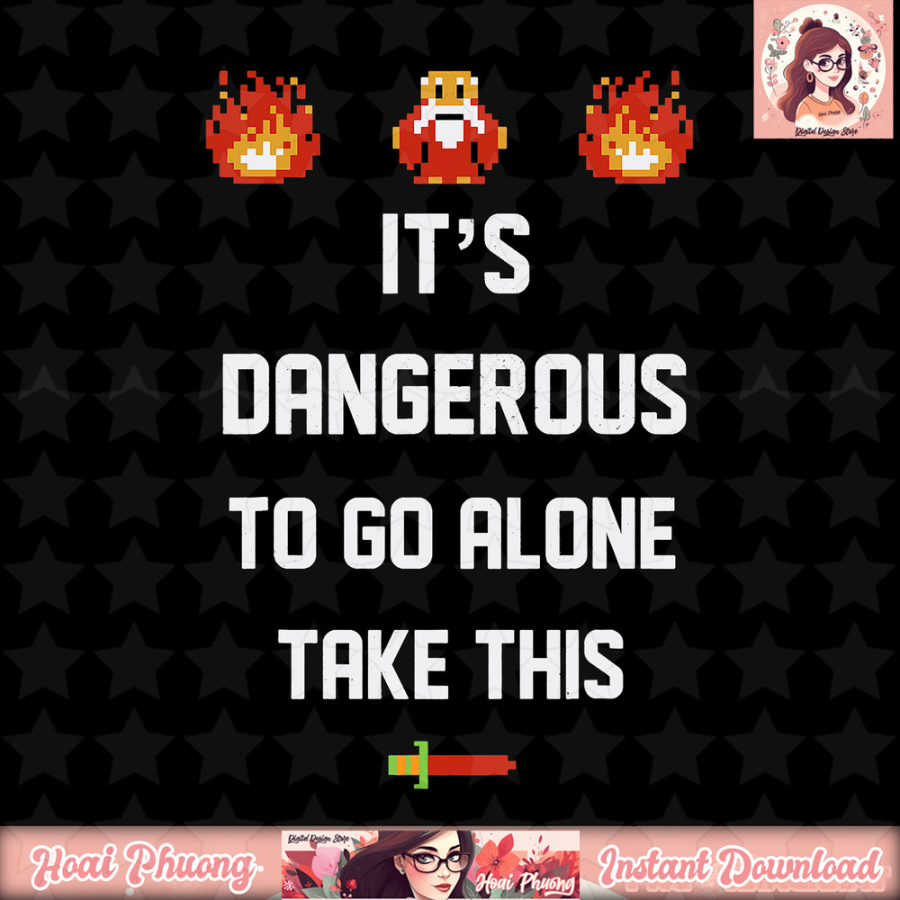 Legend Of Zelda Classic 8Bit Take This Quote Graphic T-Shirt T-Shirt .jpg