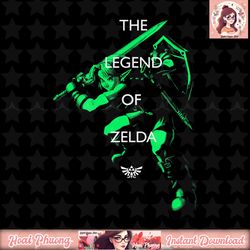 legend of zelda text over top of link t-shirt t-shirt