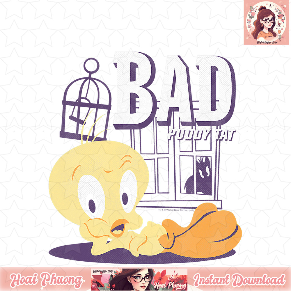 Looney Tunes Bad Puddy Tat T-Shirt .jpg