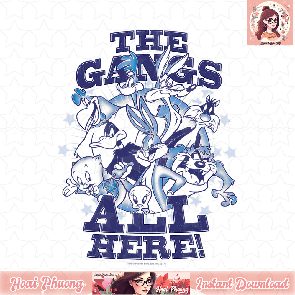 Looney Tunes Blue Gang T-Shirt .jpg