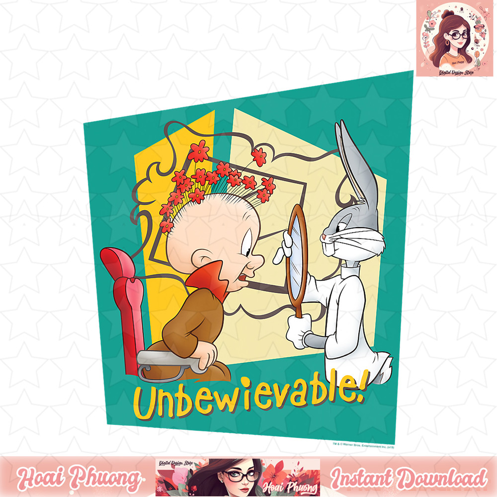 Looney Tunes Bugs and Elmer Unbewievable T-Shirt .jpg
