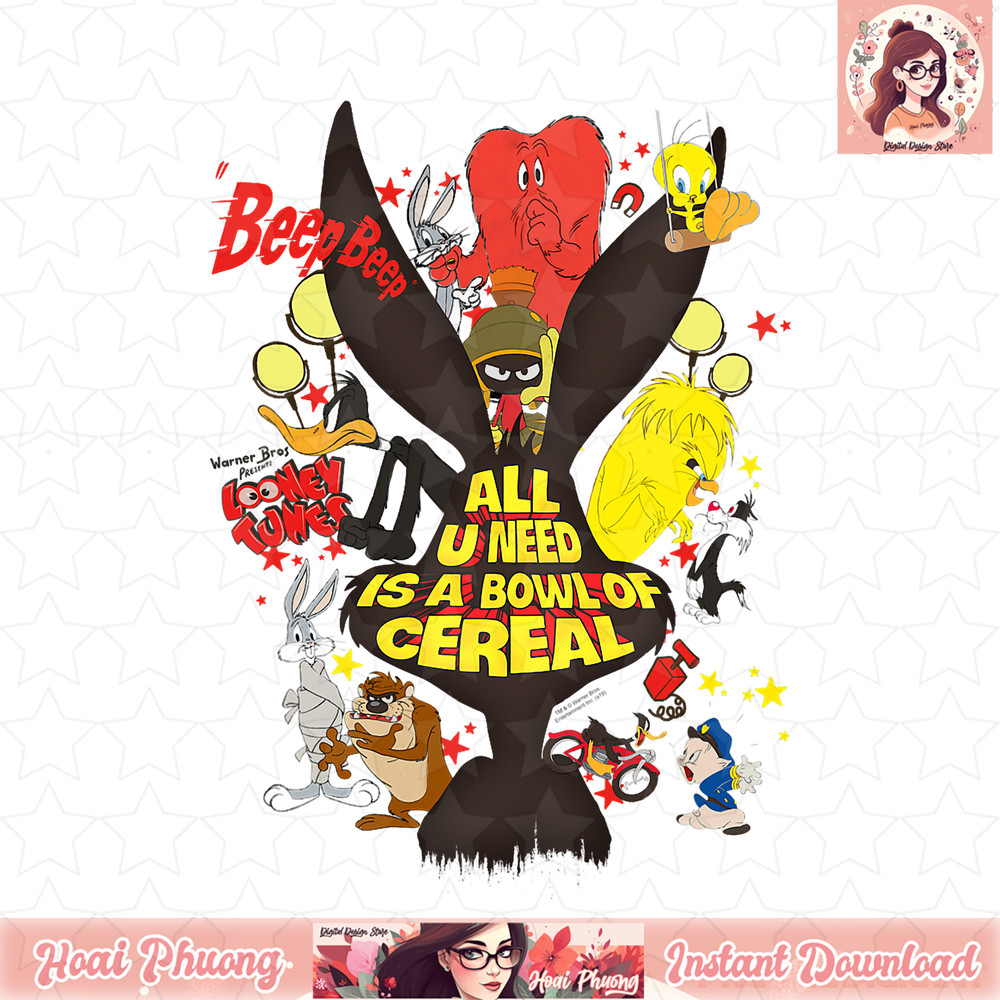 Looney Tunes Bowl of Cereal T-Shirt .jpg