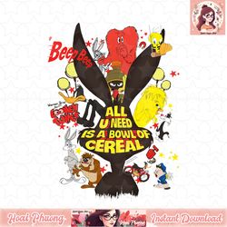 looney tunes bowl of cereal t-shirt