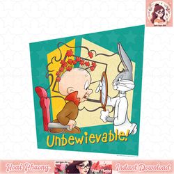 looney tunes bugs and elmer unbewievable t-shirt