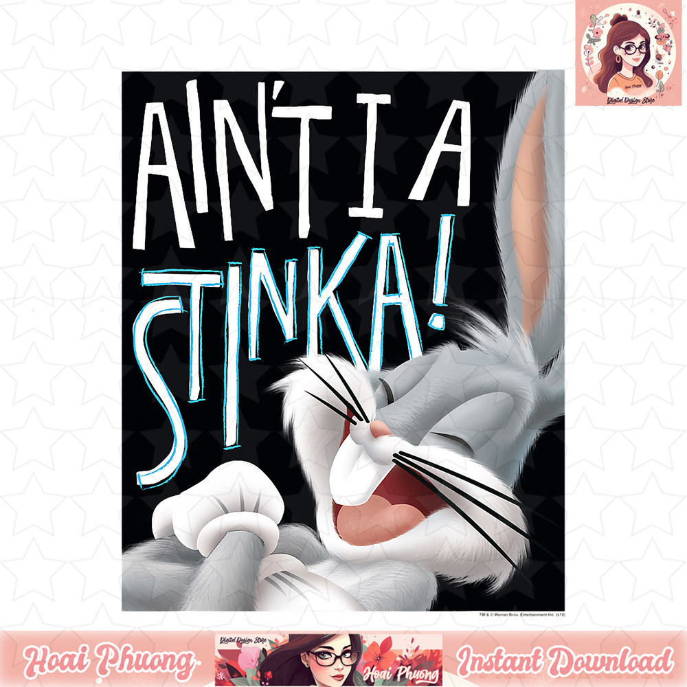 Looney Tunes Bugs Bunny Ain_t I a Stinka! T-Shirt .jpg