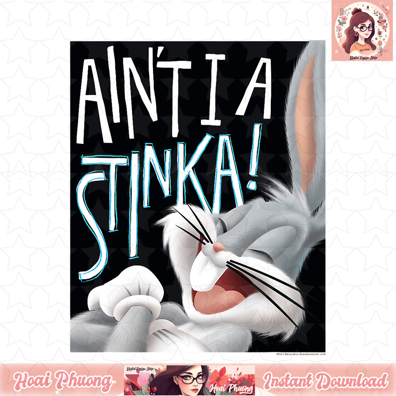 Looney Tunes Bugs Bunny Ain_t I a Stinka! T-Shirt .jpg