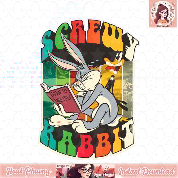 Looney Tunes Bugs Bunny Daffy Screwy Rabbit T-Shirt | Inspire Uplift
