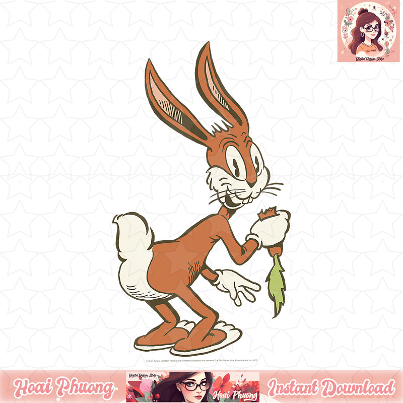 Looney Tunes Bugs Bunny Gotta Go Retro Portrait T-Shirt .jpg