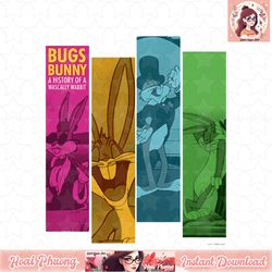 looney tunes bugs bunny history of a wascally wabbit t-shirt