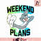 Looney Tunes Bugs Bunny Lounging Weekend Plans Gradient T-Shirt .jpg