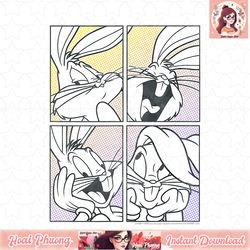 looney tunes bugs bunny many faces box up t-shirt