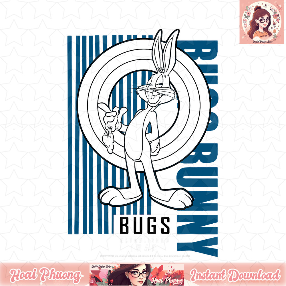 Looney Tunes Bugs Bunny Mashup T-Shirt .jpg