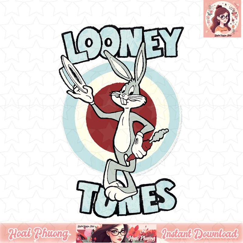 Looney Tunes Bugs Bunny Vintage Poster T-Shirt .jpg