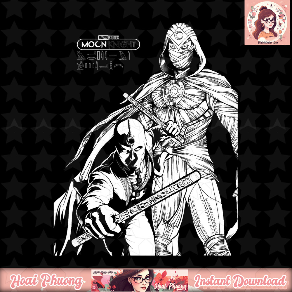 Marvel Moon Knight Duo Line Art Poster T-Shirt.pngMarvel Moon Knight Duo Line Art Poster T-Shirt .jpg