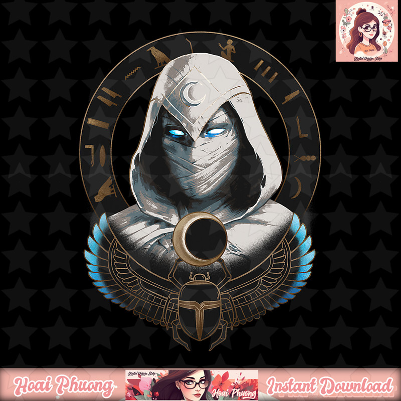 Marvel Moon Knight Egyptian Hieroglyphs T-Shirt .jpg