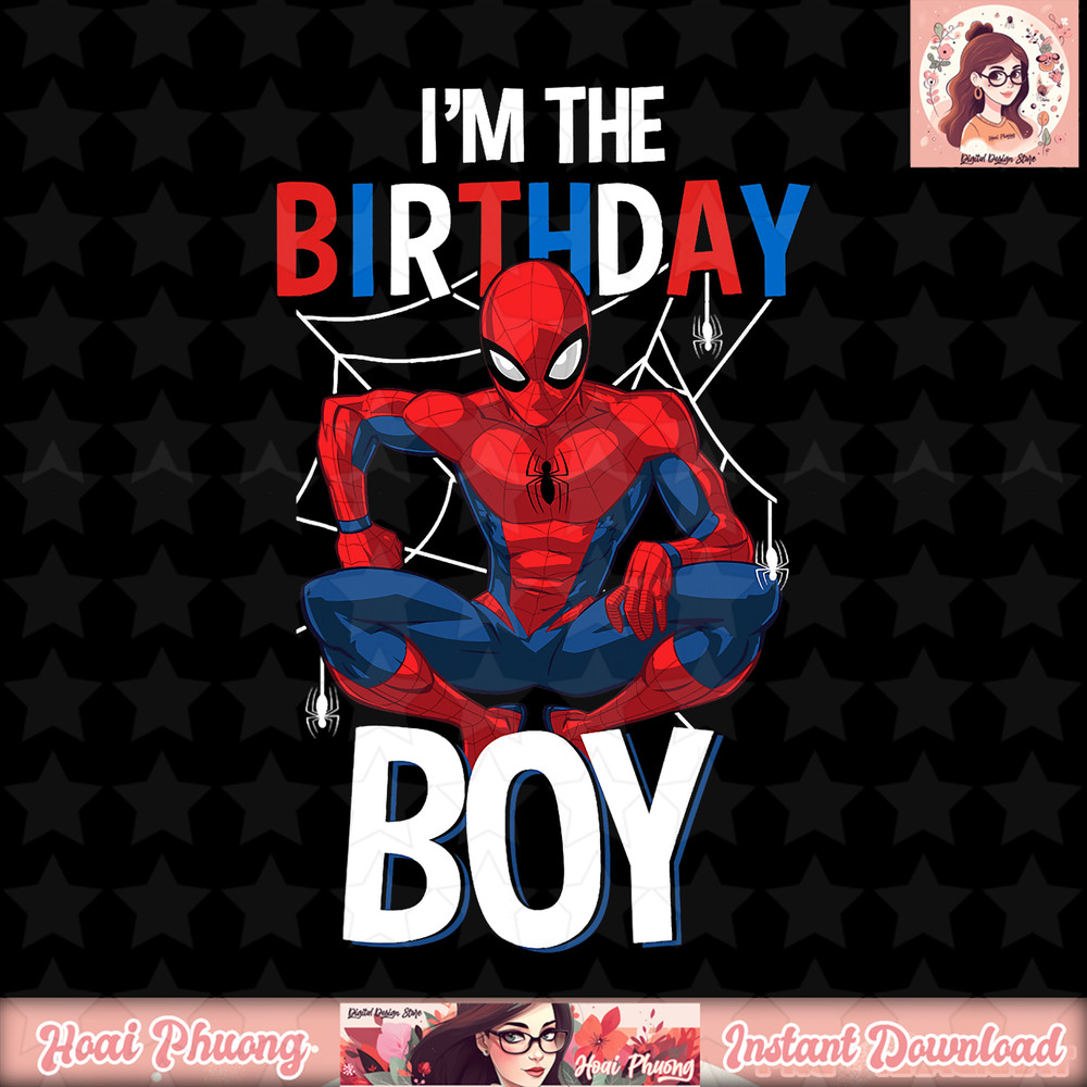 Marvel Spider-Man Classic I_m The Birthday Boy T-Shirt .jpg