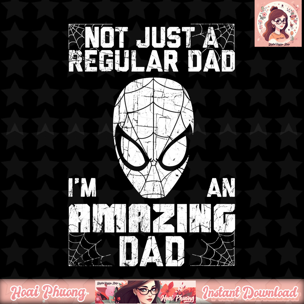 Marvel Spider-Man Father_s Day Not Regular Graphic T-Shirt T-Shirt .jpg