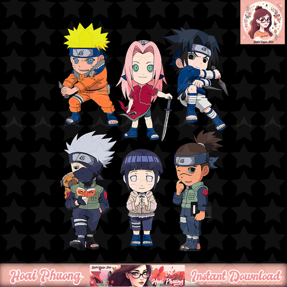 Naruto Chibi Heroes png, digital download, instant .jpg