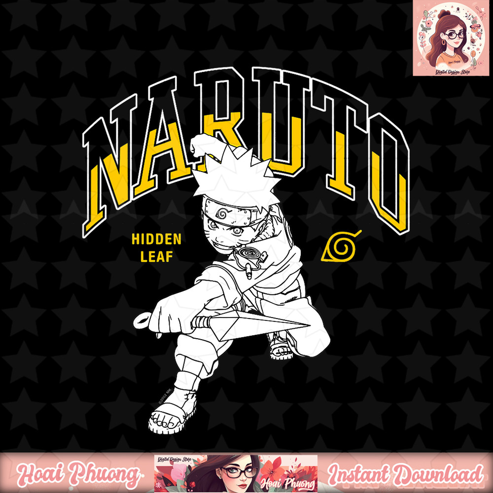 Naruto Hidden Leaf Athletic Logo png, digital download, instant .jpg